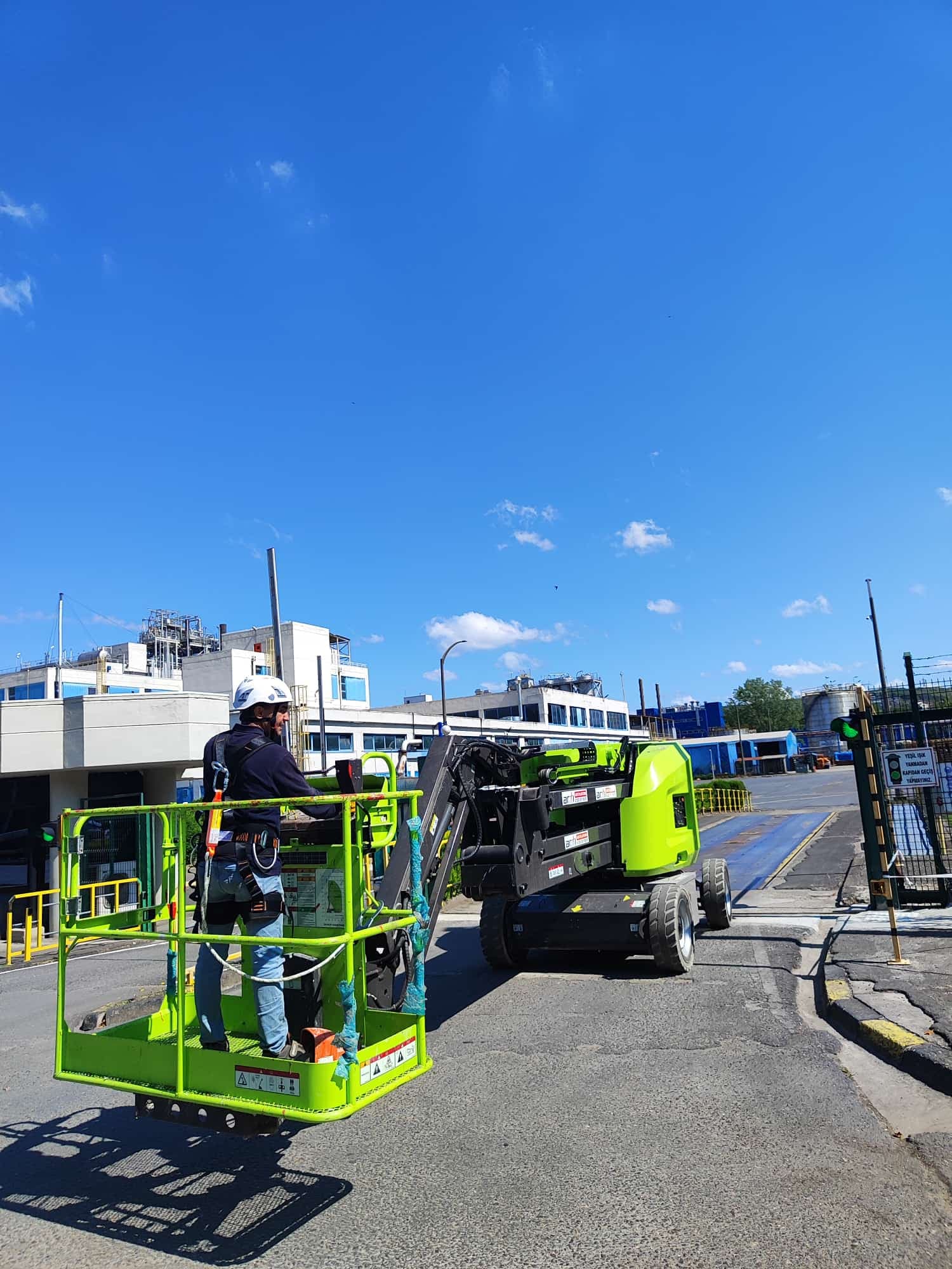 Amasya Gıda ve Meyve İşleme Sanayi Platform Kiralama saha detayı